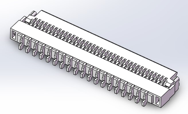 0.3mm pitch FPC-CONN前掀蓋H1.0