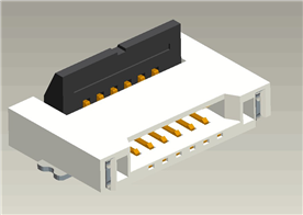 0.5mm Pitch FPC-CONN后掀蓋H1.2