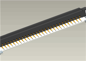 1.0mm Pitch FPC-CONN前掀蓋H2.0內(nèi)扣